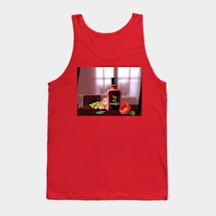 You are beautiful - red / black Tank Top